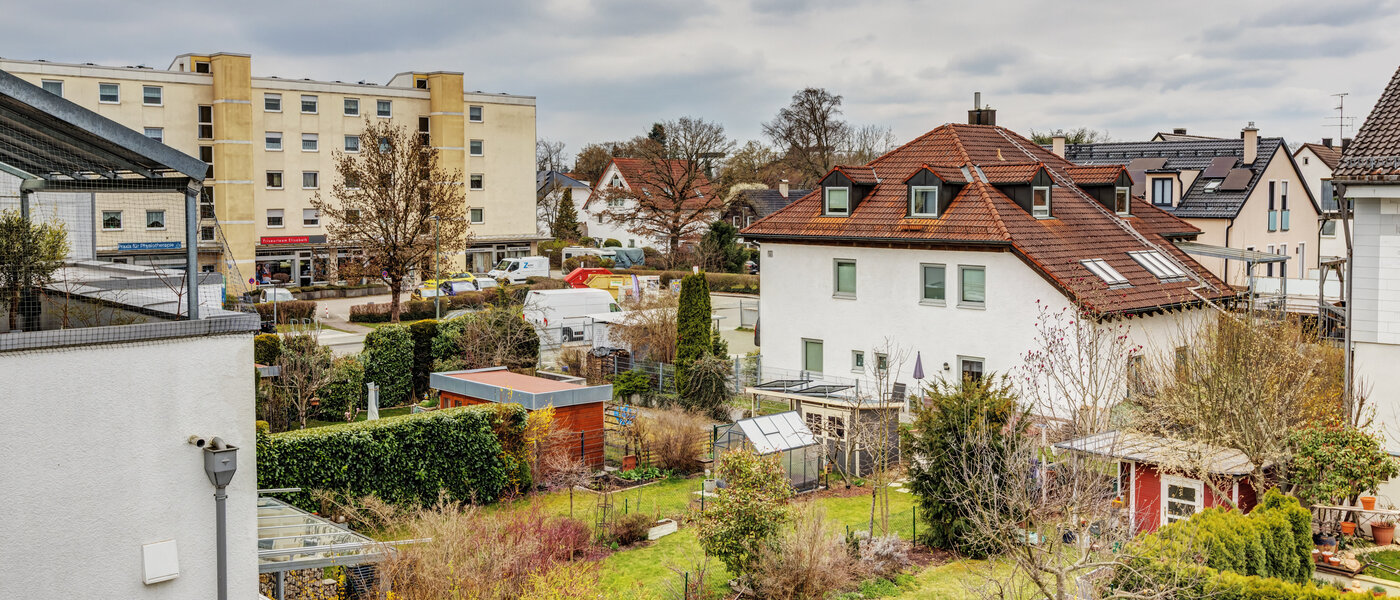 двухэтажная квартира Germering 01 вид из окна 14809