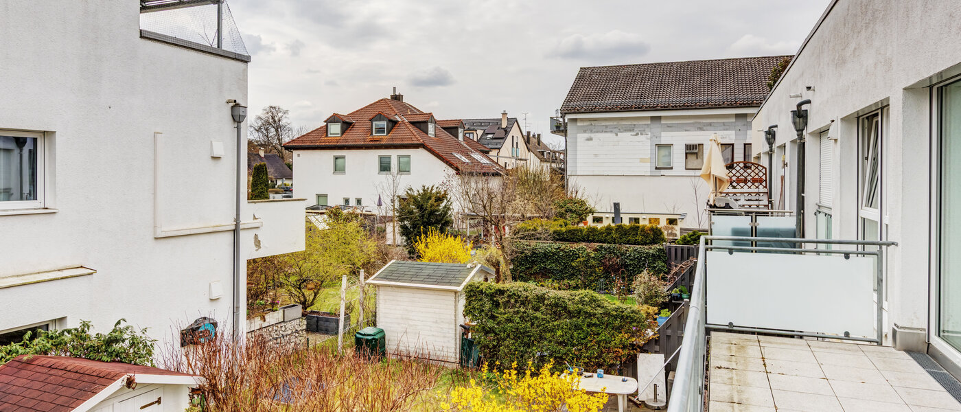 двухэтажная квартира Germering 04 вид из окна 14809