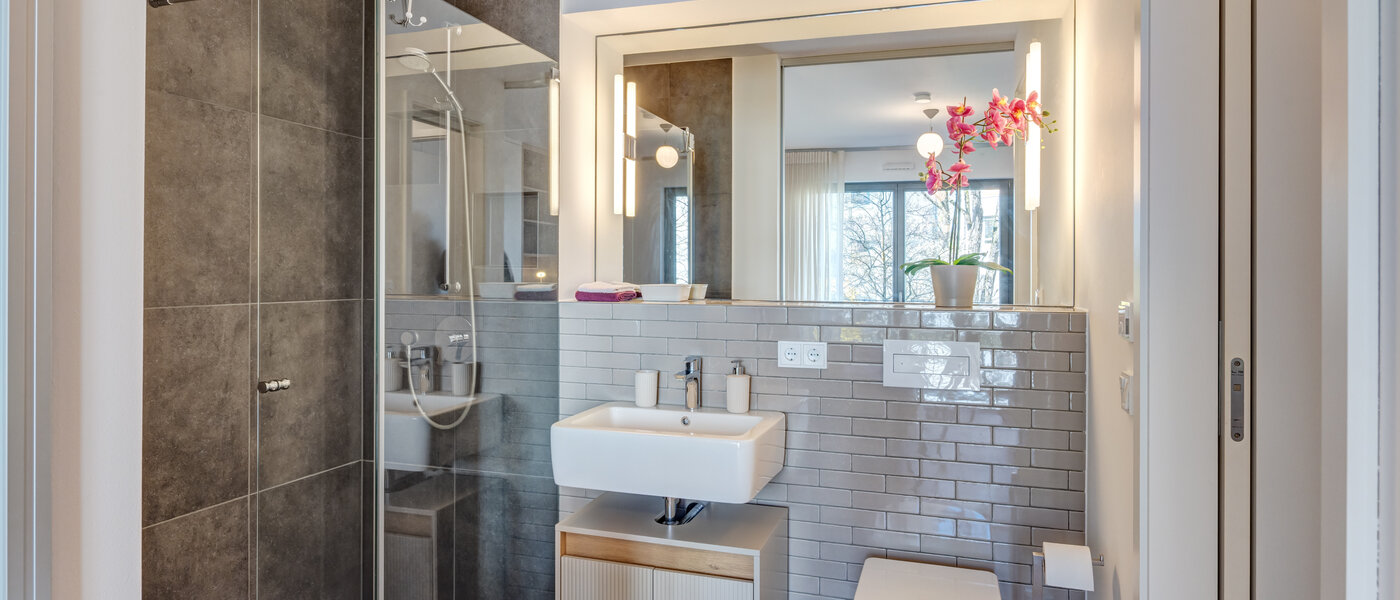 квартира München Ludwigsvorstadt 01 ванная комната 14810