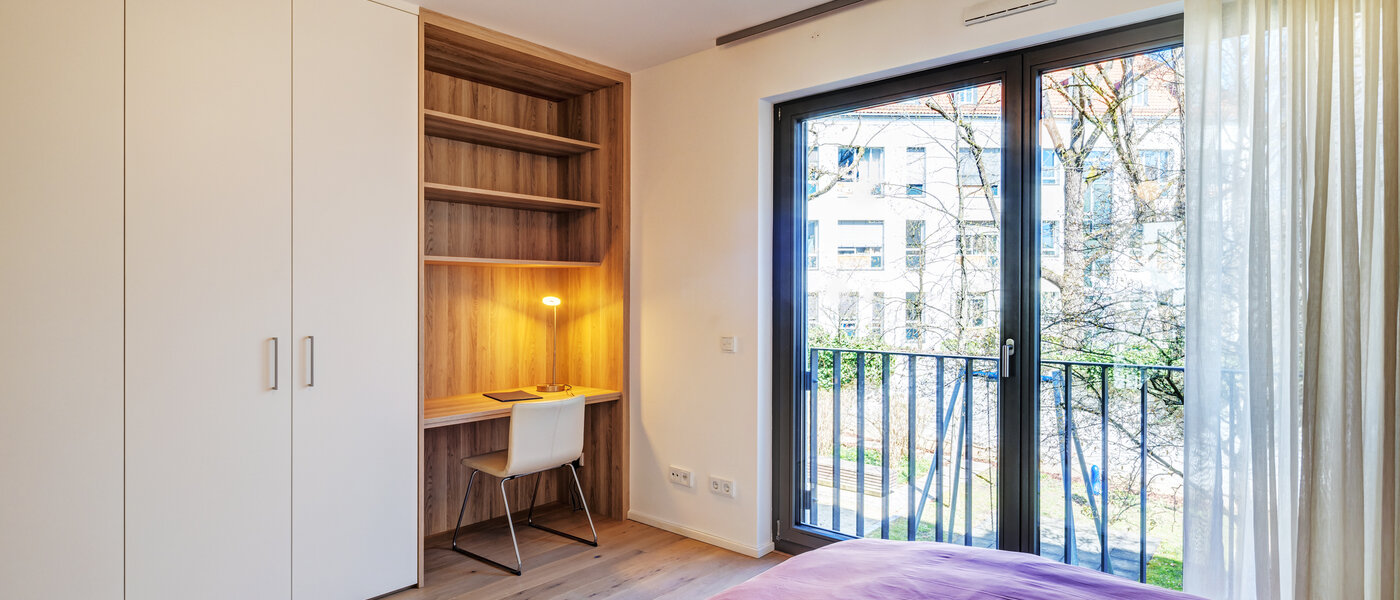 квартира München Ludwigsvorstadt 04 спальная комната 14810