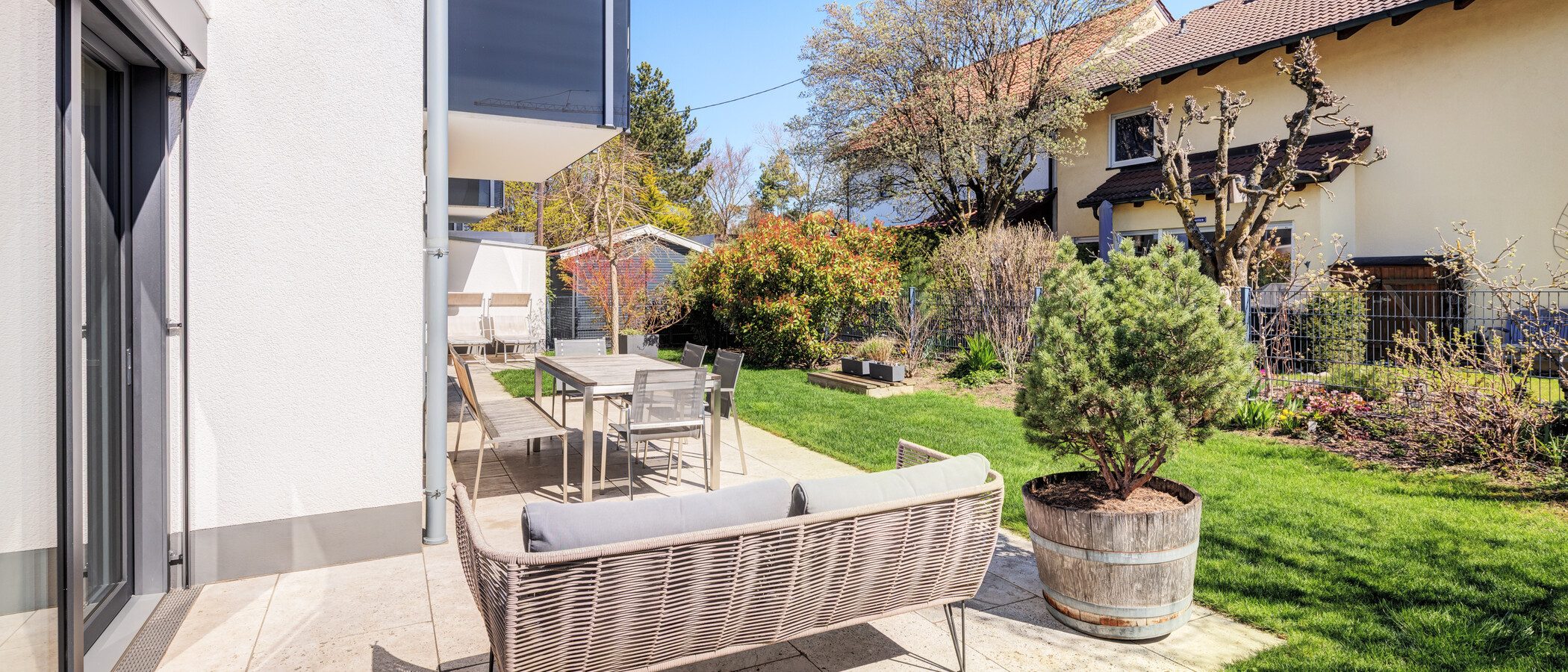 квартира Unterschleißheim Lohhof 02 сад 14813