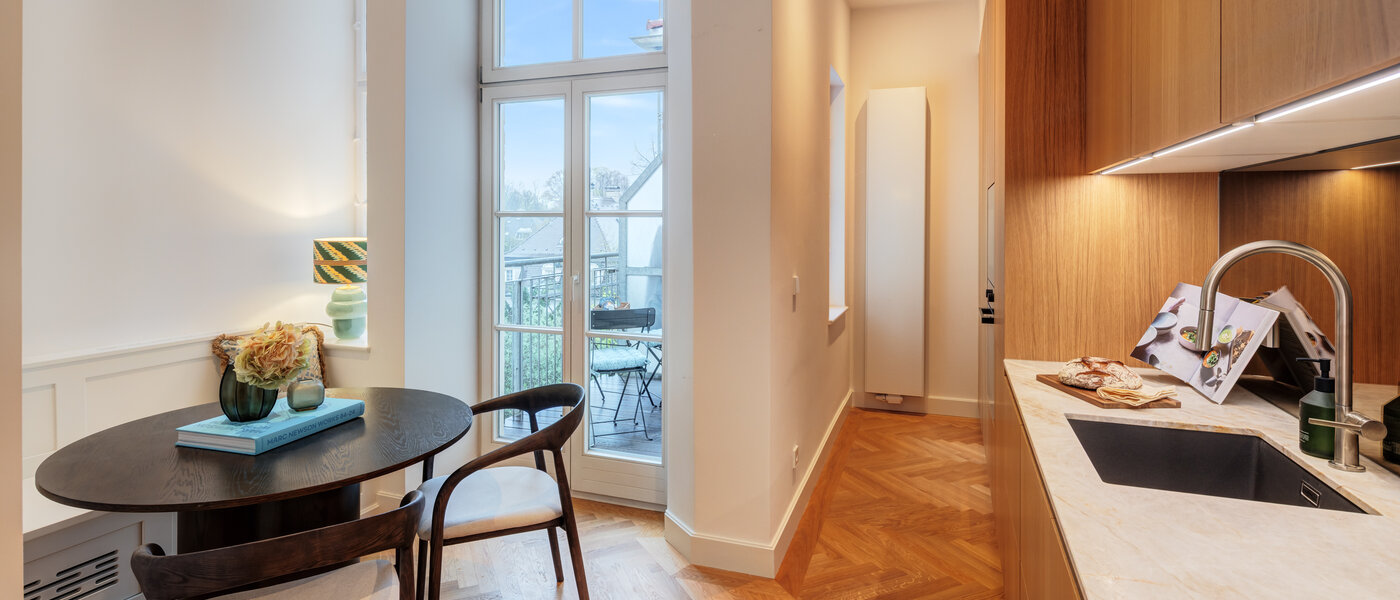 квартира München Altbogenhausen 02 кухня 14814