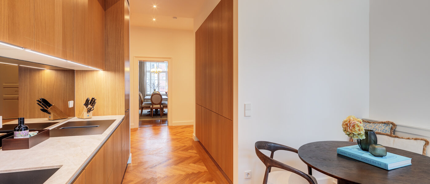 квартира München Altbogenhausen 05 кухня 14814