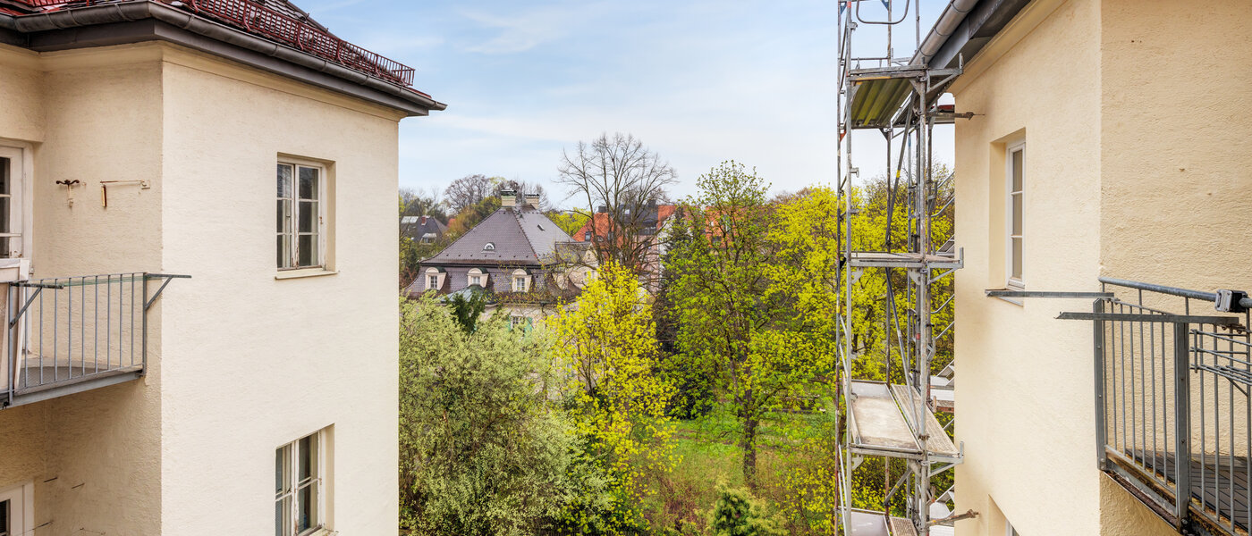 квартира München Altbogenhausen 05 вид из окна 14814