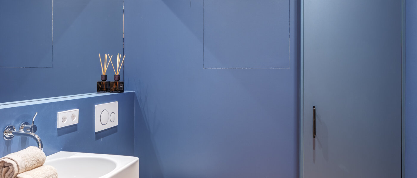 квартира München Altbogenhausen 02 гостевой туалет 14814