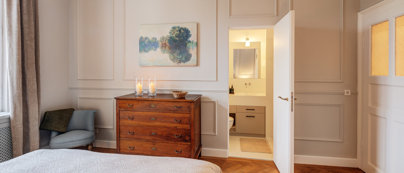 квартира München Altbogenhausen 02 спальная комната 14814