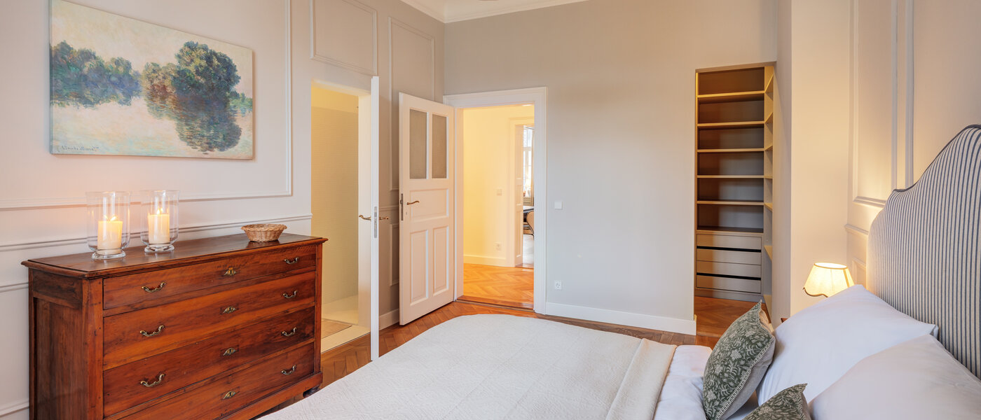 квартира München Altbogenhausen 03 спальная комната 14814