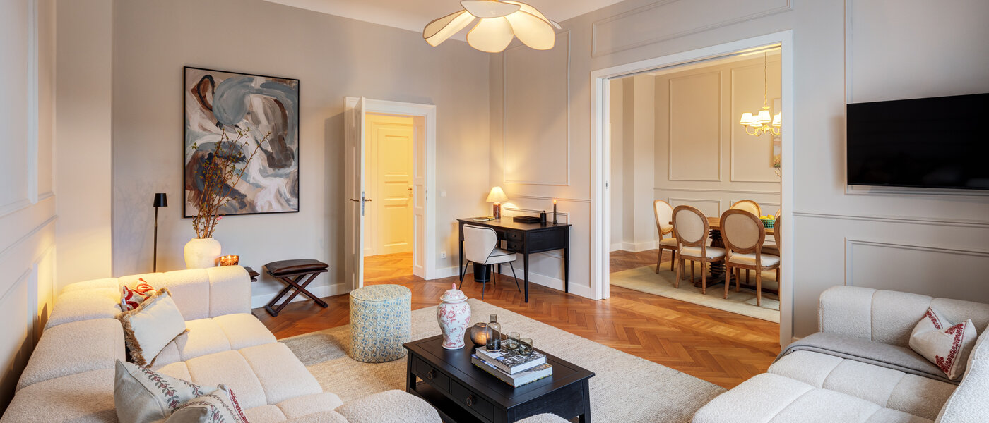 квартира München Altbogenhausen 04 жилое пространство 14814