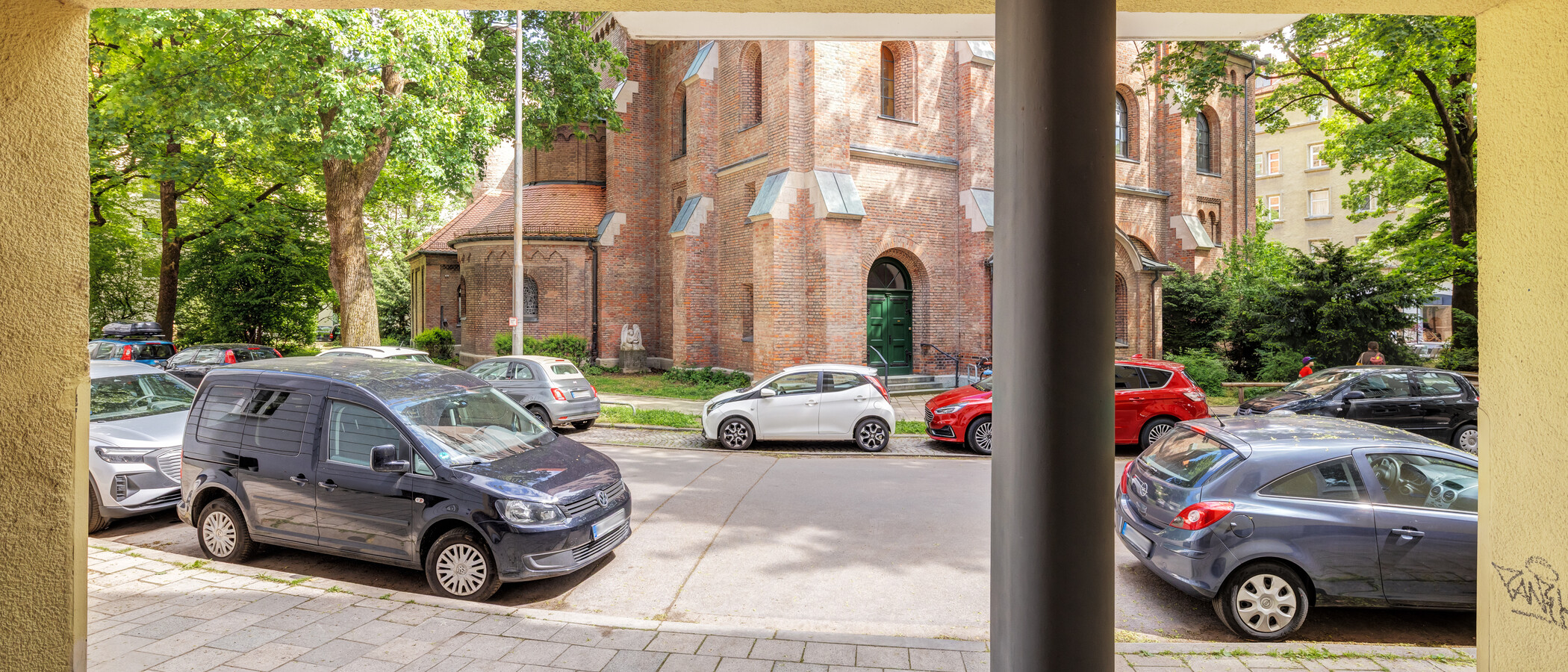 квартира München Haidhausen 03 вид из окна 14818