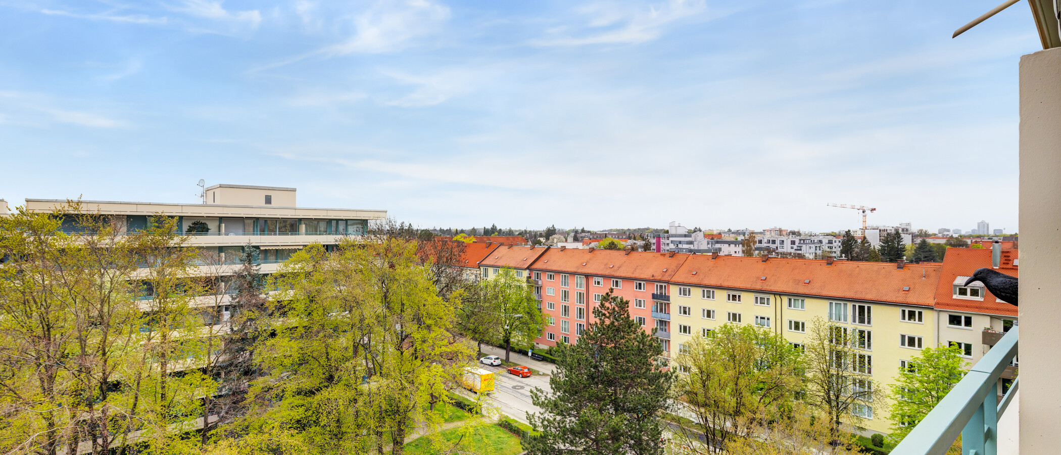 квартира München Sendling-Westpark 02 вид из окна 14819