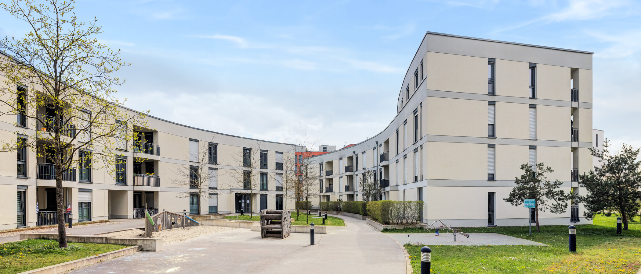 квартира München Neuaubing 02 внутренний двор  14822