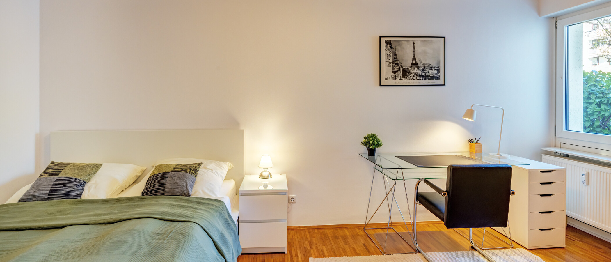 квартира München Oberföhring 02 спальная комната 14823