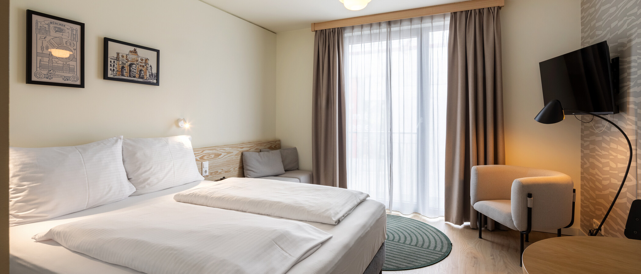 квартира München Schwanthalerhöhe 01 жилое пространство 14824