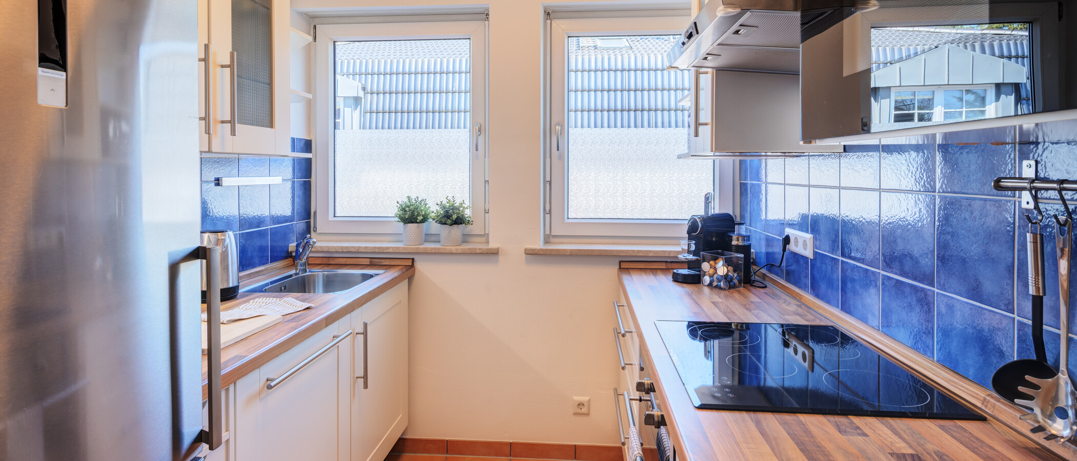 двухэтажная квартира München Waldtrudering 01 кухня 14825