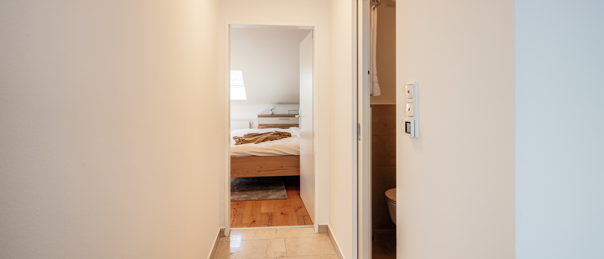 двухэтажная квартира München Waldtrudering 03 коридор 14825