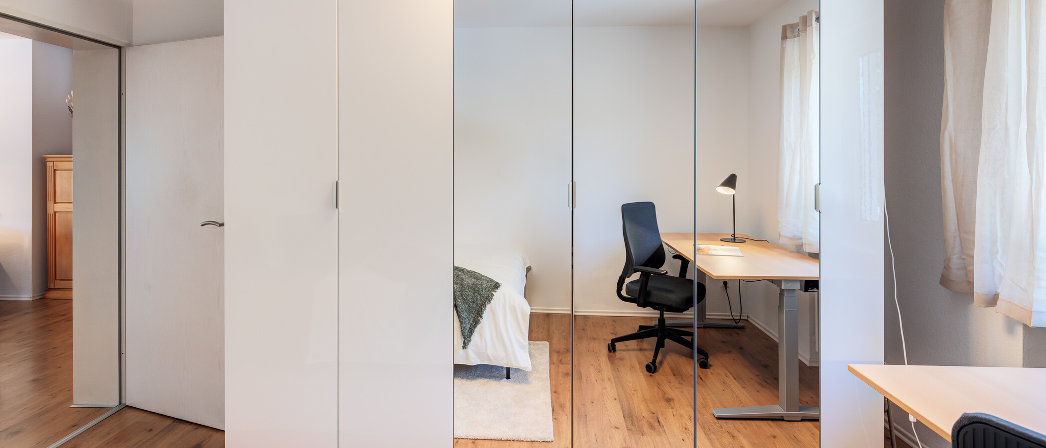 двухэтажная квартира München Waldtrudering 02 2-я спальная комната 14825