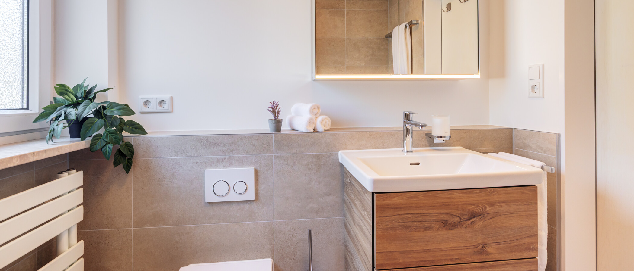 двухэтажная квартира München Waldtrudering 02 1-я ванная комната 14825