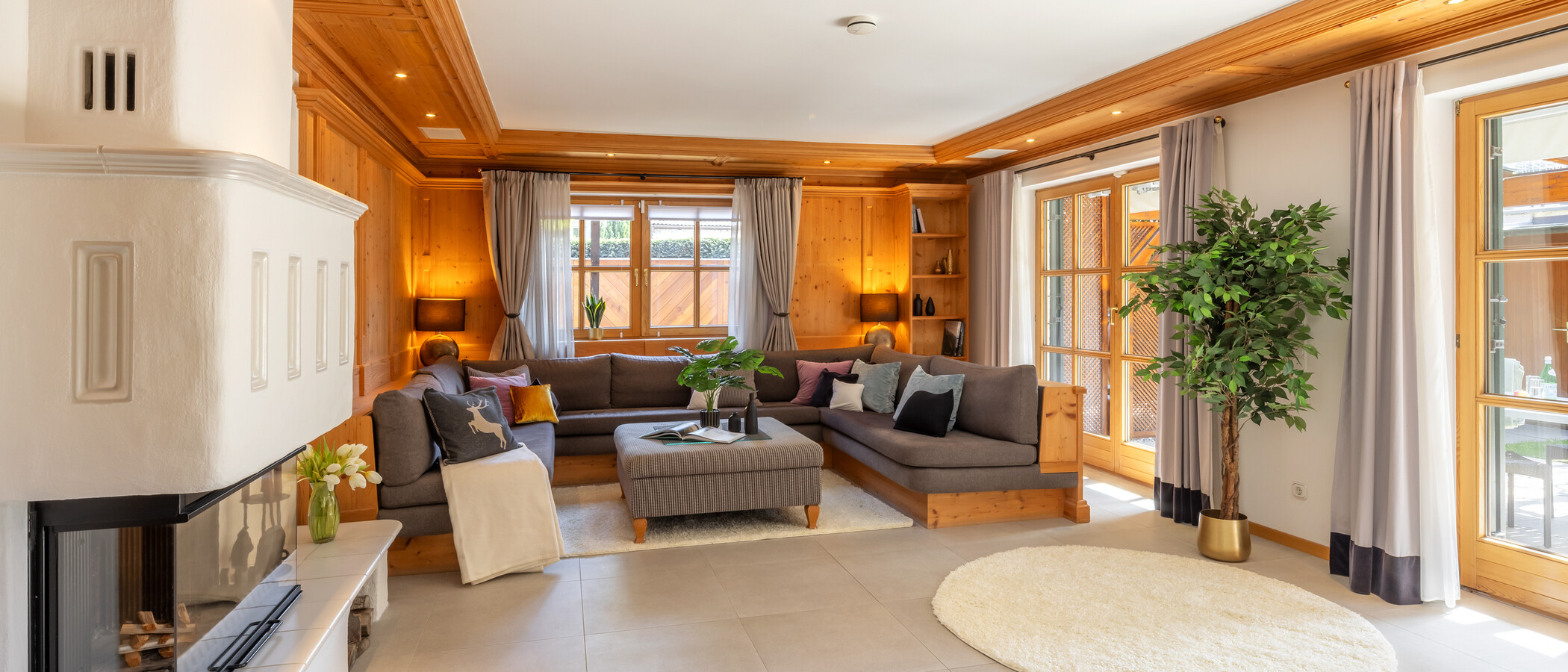 Особняк München Obersendling 01 гостиная 14826