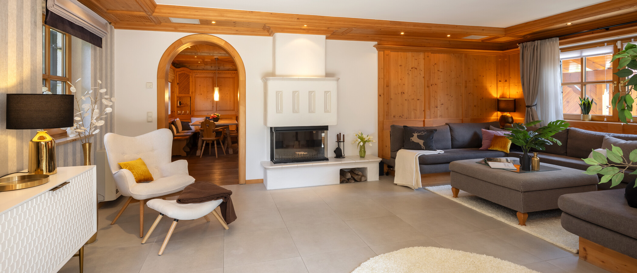 Особняк München Obersendling 02 гостиная 14826