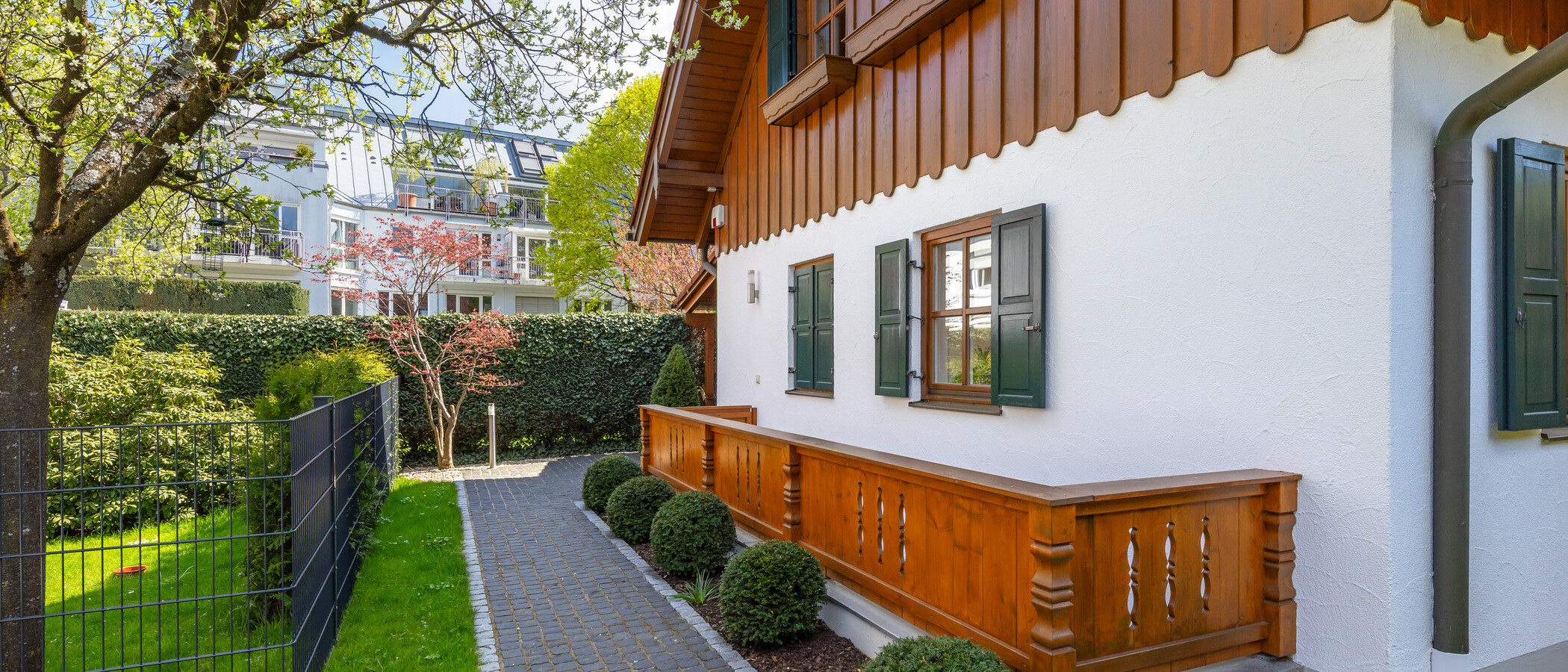 Особняк München Obersendling 04 Подъездная дорога 14826