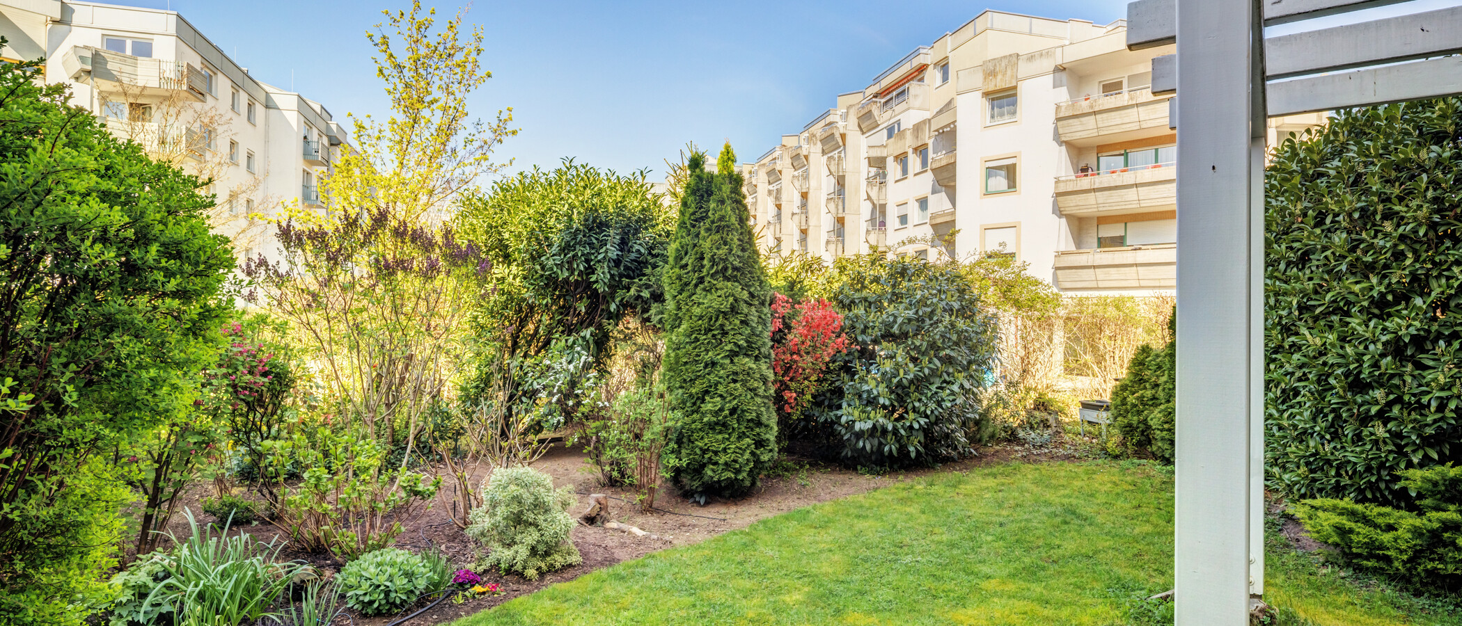 квартира München Mittersendling 02 сад 14827