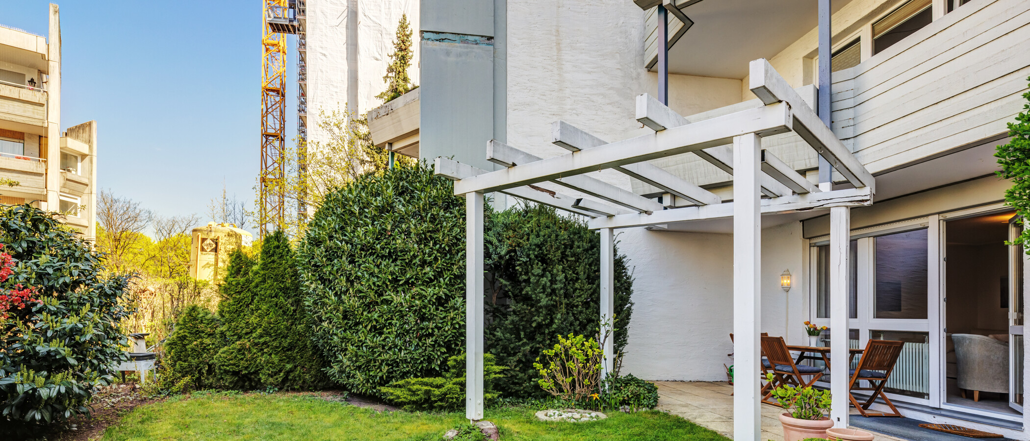 квартира München Mittersendling 03 сад 14827