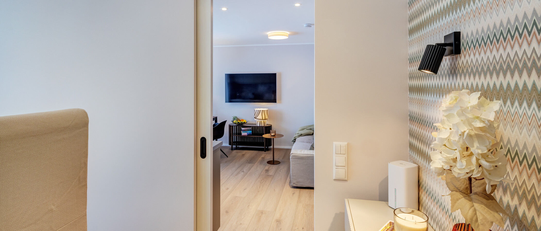 квартира München Glockenbachviertel 04 спальная комната 14828