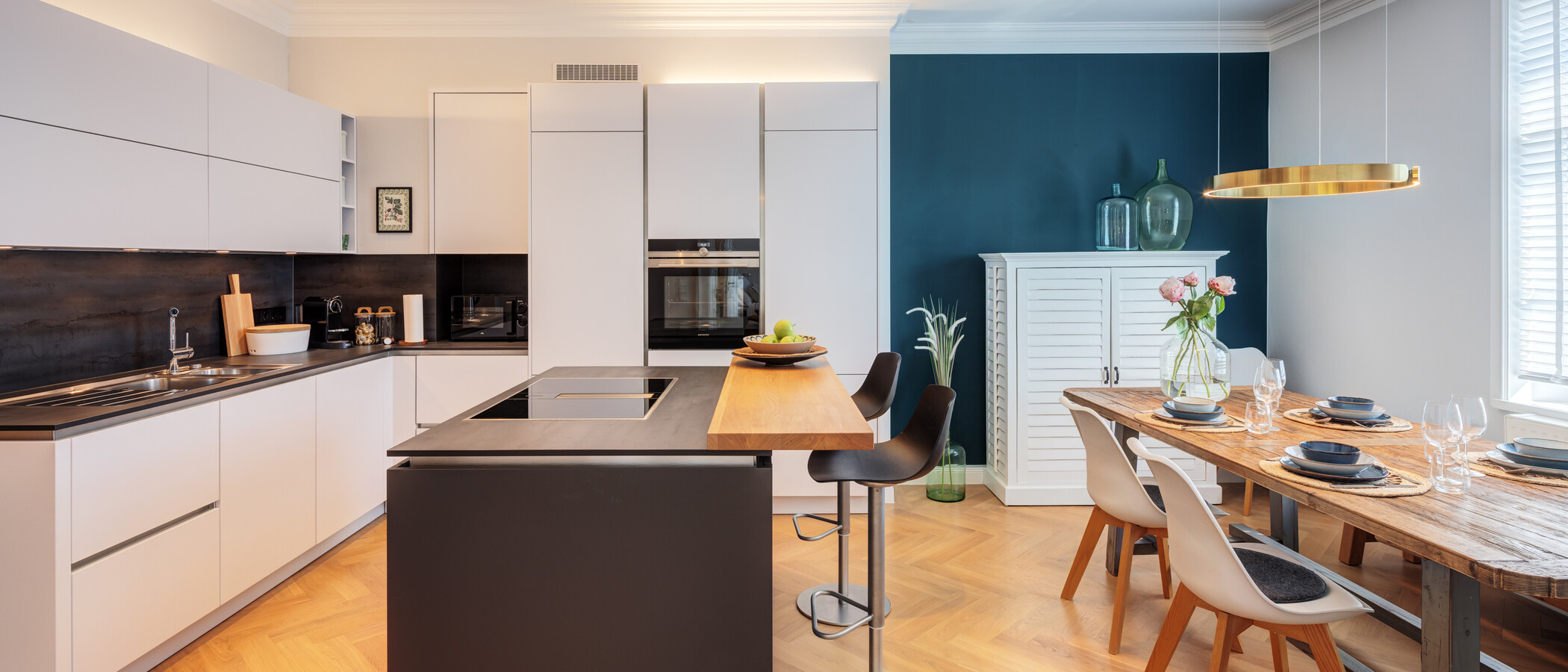 квартира München Neuhausen 01 кухня 14830