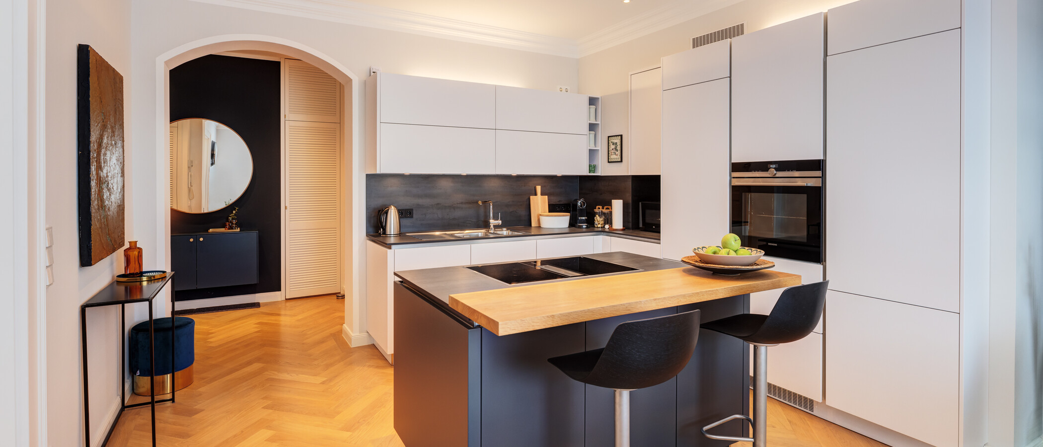 квартира München Neuhausen 02 кухня 14830