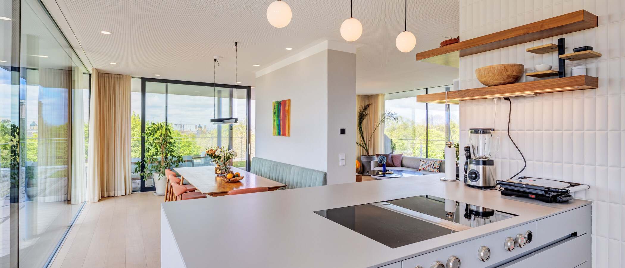 квартира-пентхаус München Haidhausen 04 кухня 14832