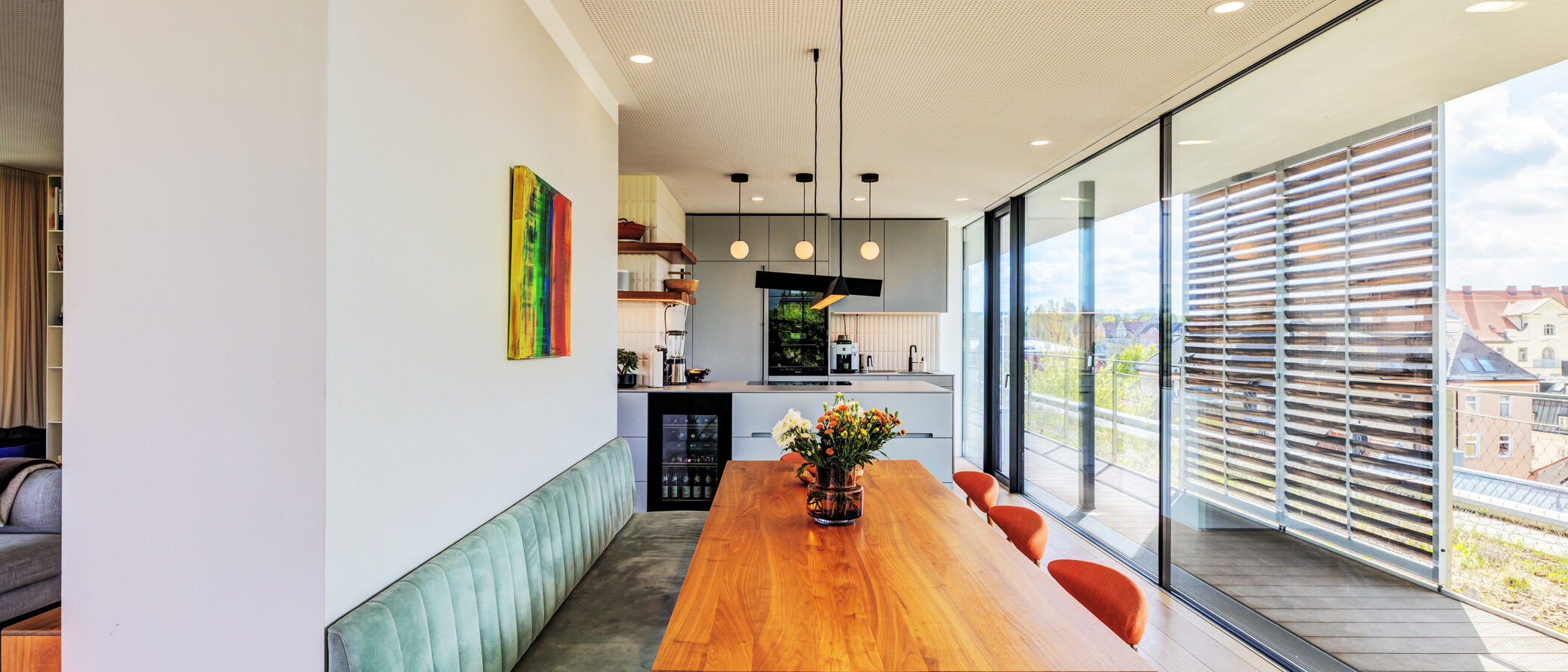 квартира-пентхаус München Haidhausen 02 обеденная зона 14832