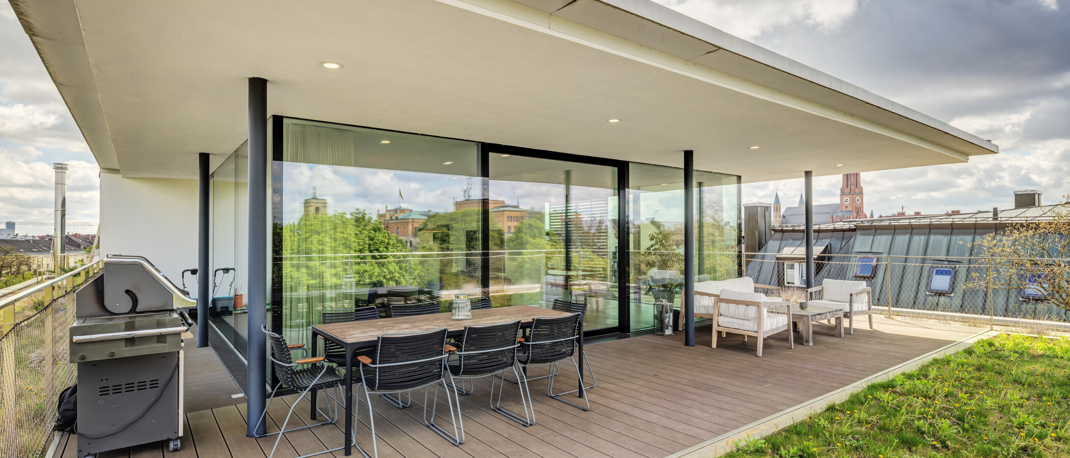 квартира-пентхаус München Haidhausen 01 терраса с крышей 14832