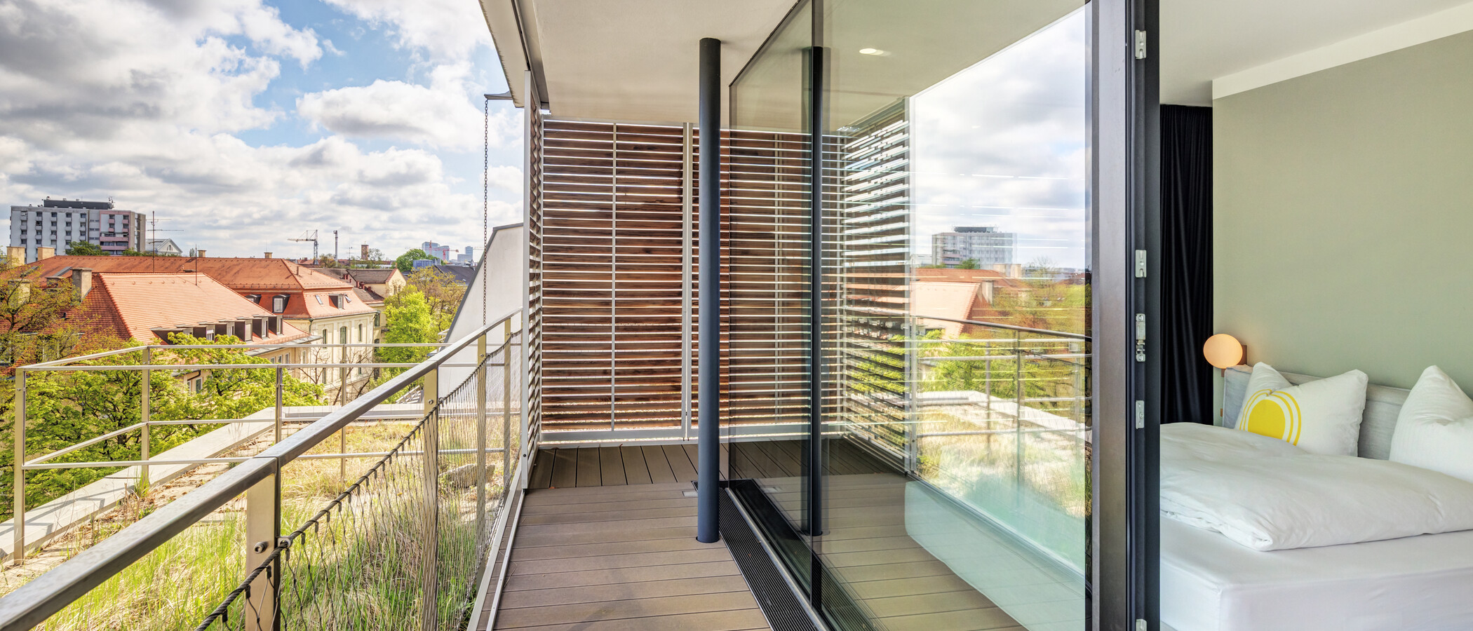 квартира-пентхаус München Haidhausen 04 терраса с крышей 14832