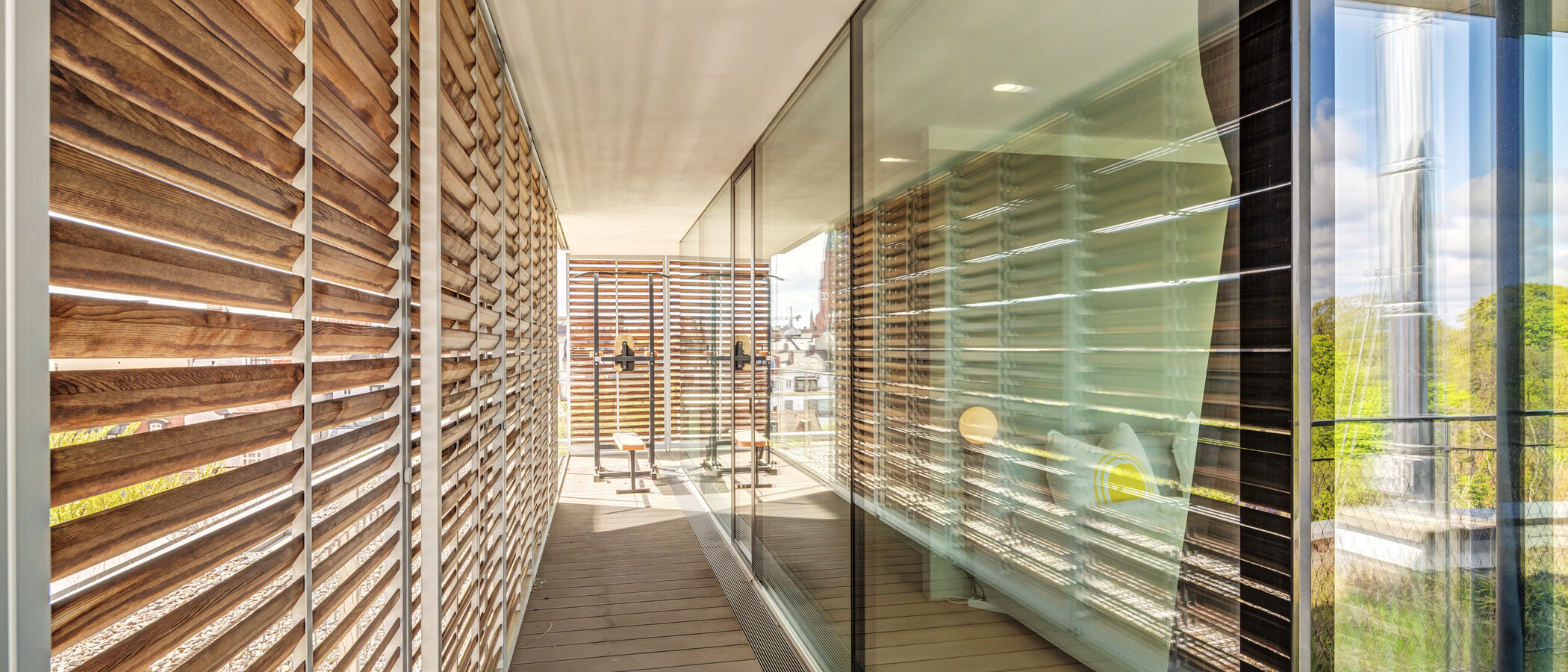 квартира-пентхаус München Haidhausen 05 терраса с крышей 14832