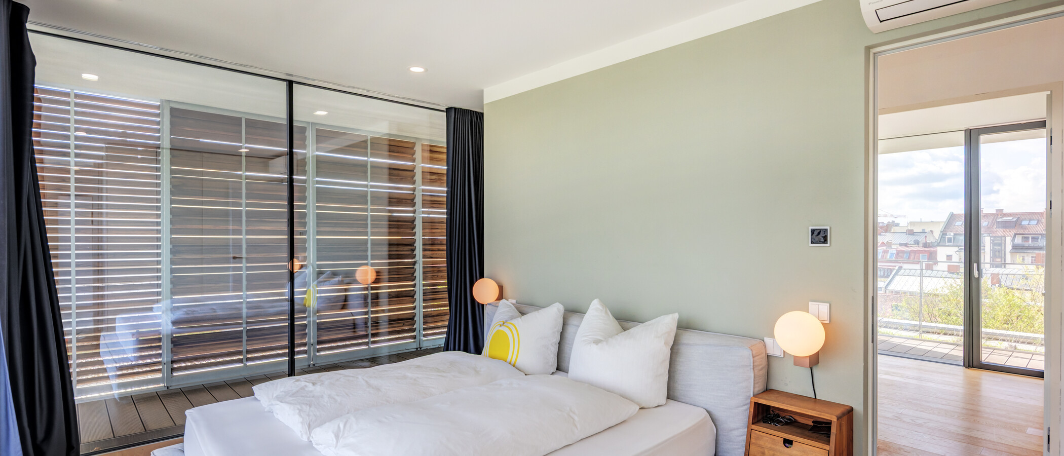 квартира-пентхаус München Haidhausen 02 1-я спальная комната 14832