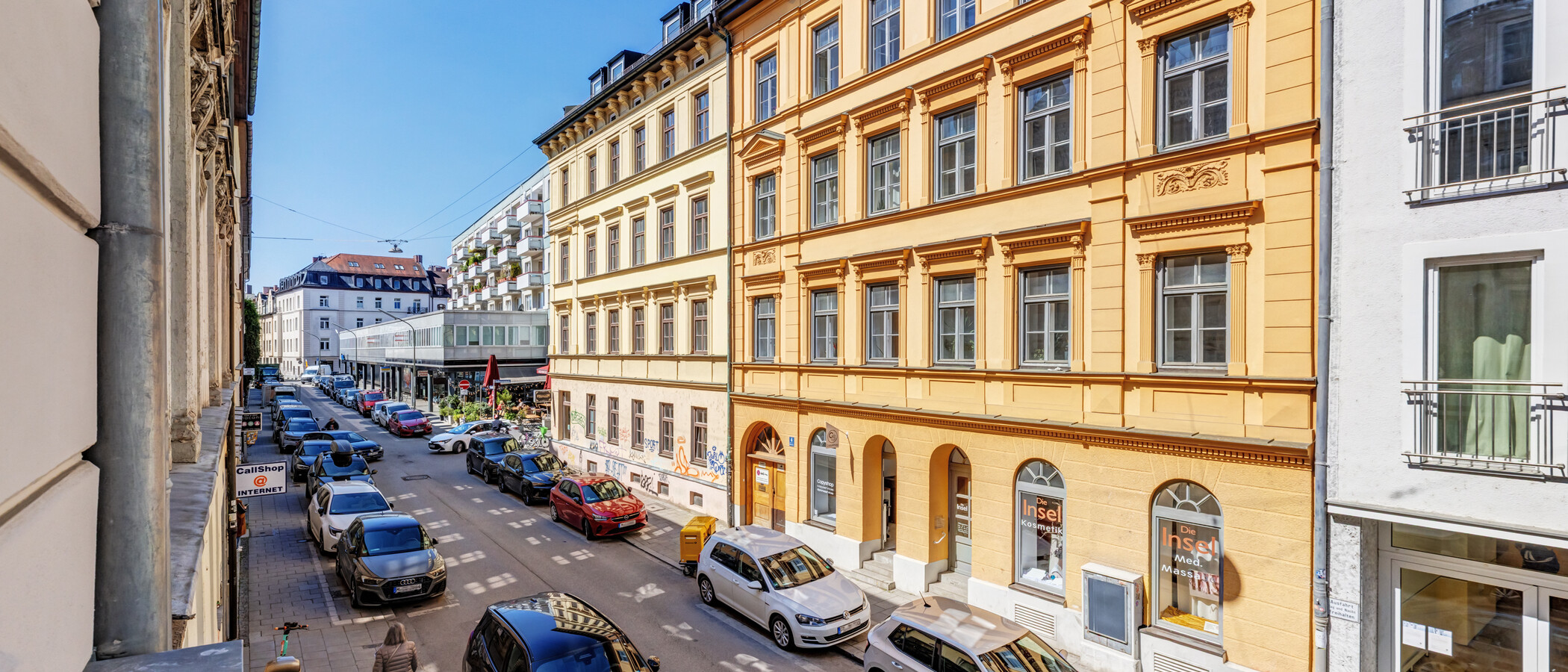 квартира München Glockenbachviertel 01 вид из окна 14833