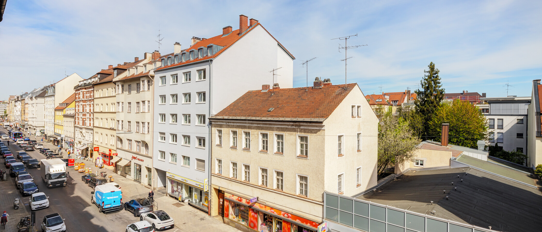 квартира München Schwabing (links der Leopoldstraße) 03 вид из окна 14839