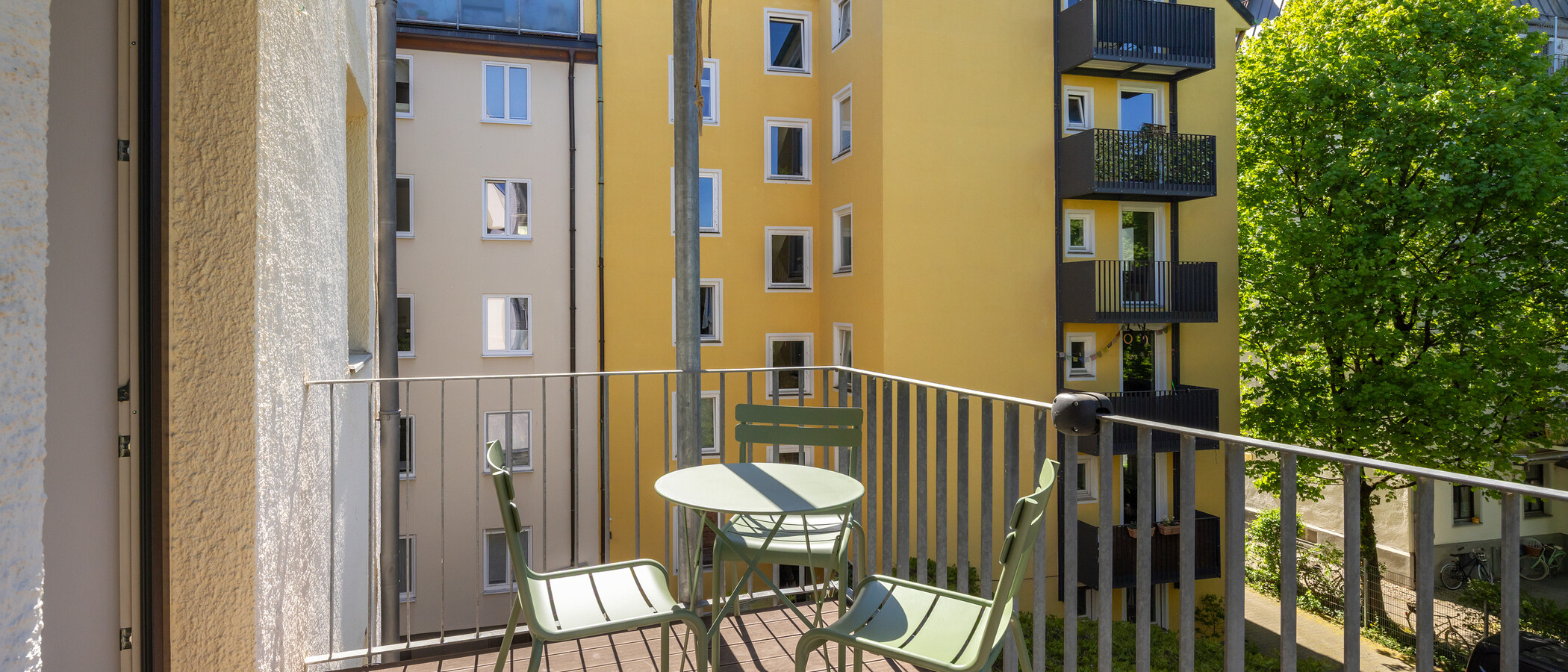 квартира München Au-Haidhausen 03 балкон 14842