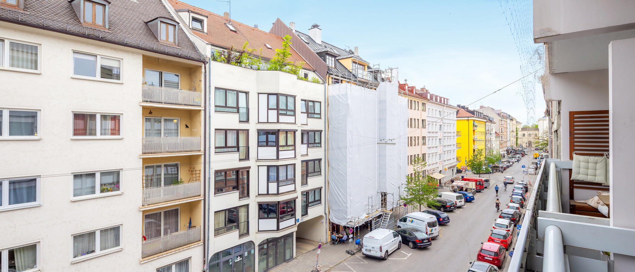 квартира München Maxvorstadt - Universitätsviertel 01 вид из окна 14844