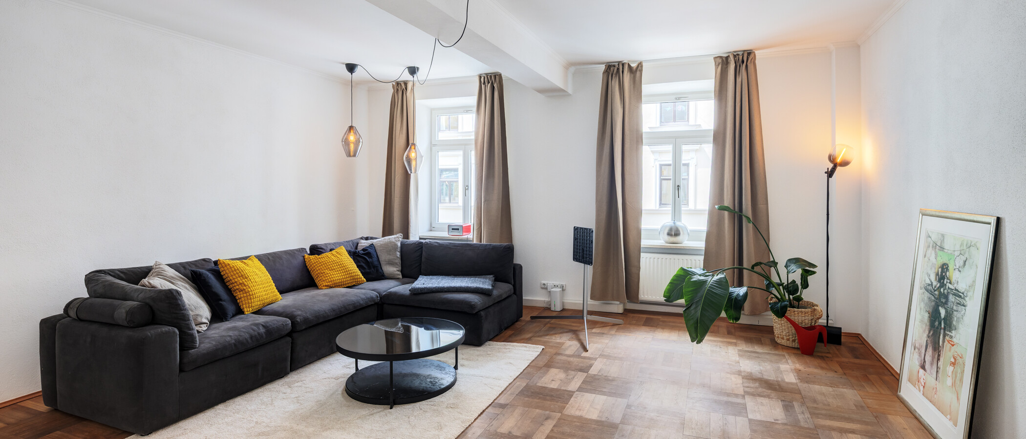 квартира München Glockenbachviertel 01 гостиная 14849