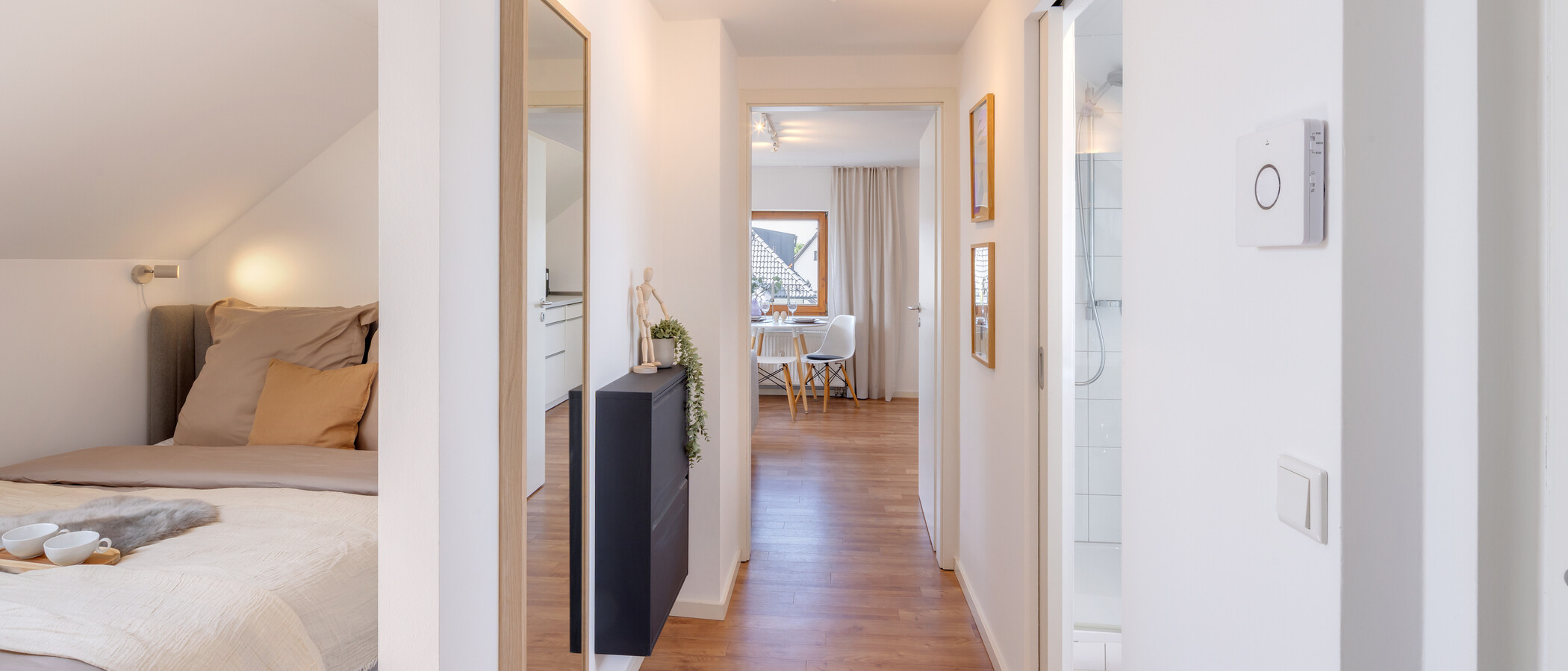 мансардная квартира München Daglfing 01 коридор 14852