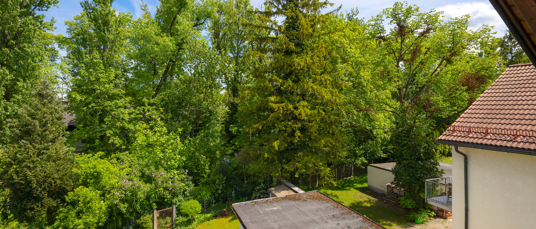 мансардная квартира München Daglfing 02 вид из окна 14852