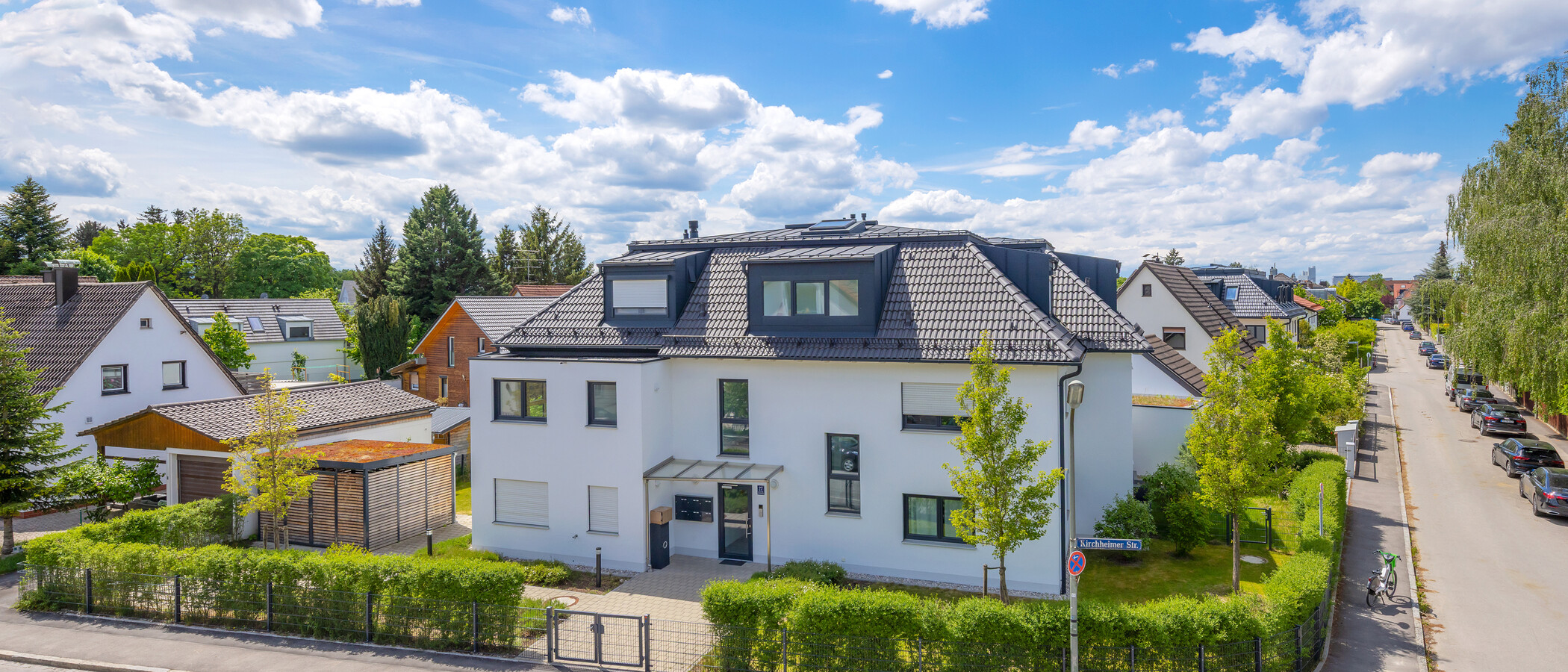 мансардная квартира München Daglfing 05 вид из окна 14852