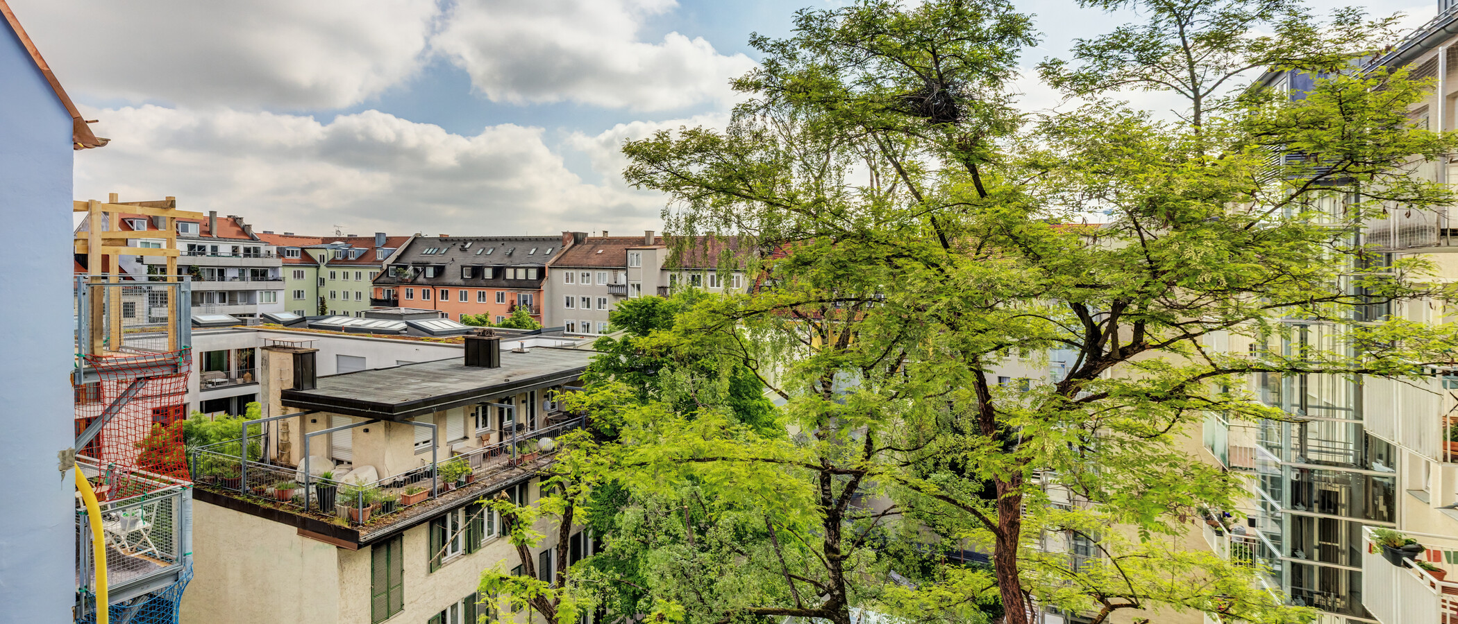 квартира München Maxvorstadt - Universitätsviertel 01 вид из окна 14853