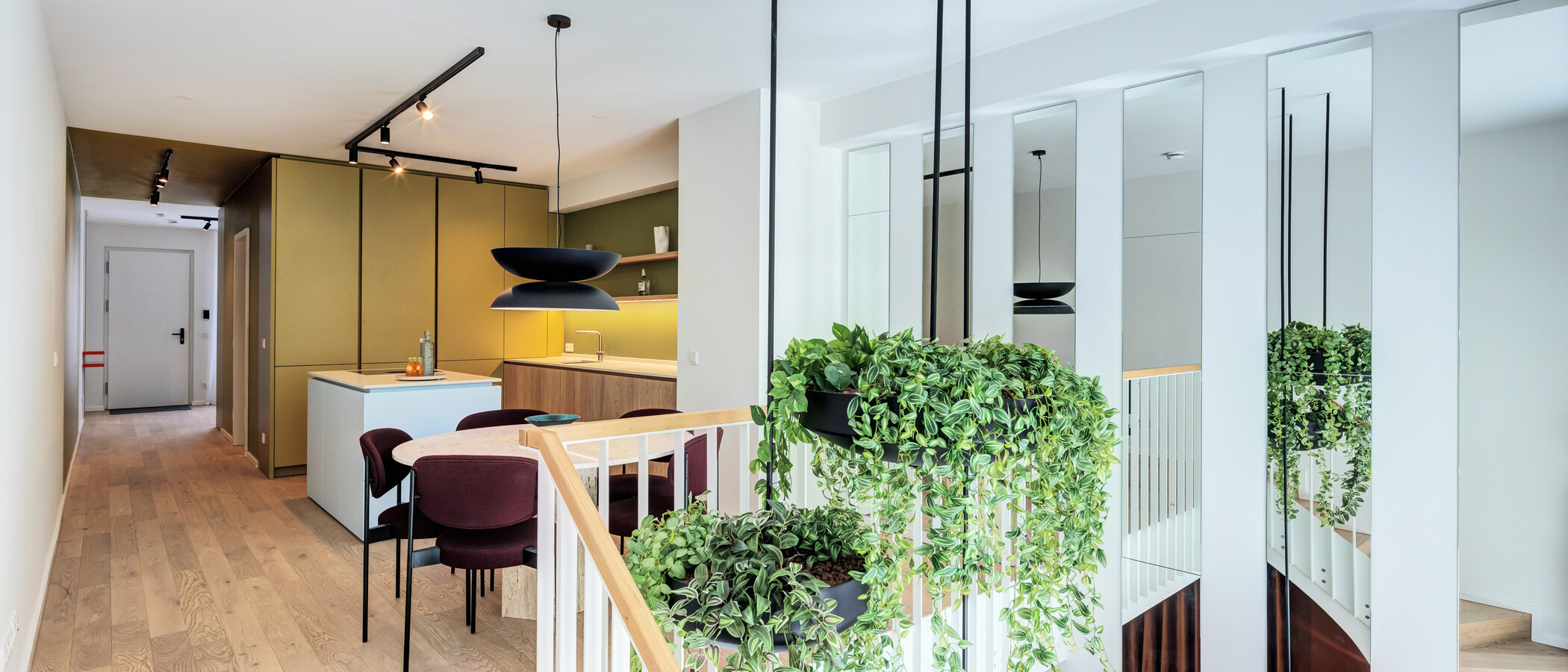двухэтажная квартира München Neuhausen 02 кухня 14864