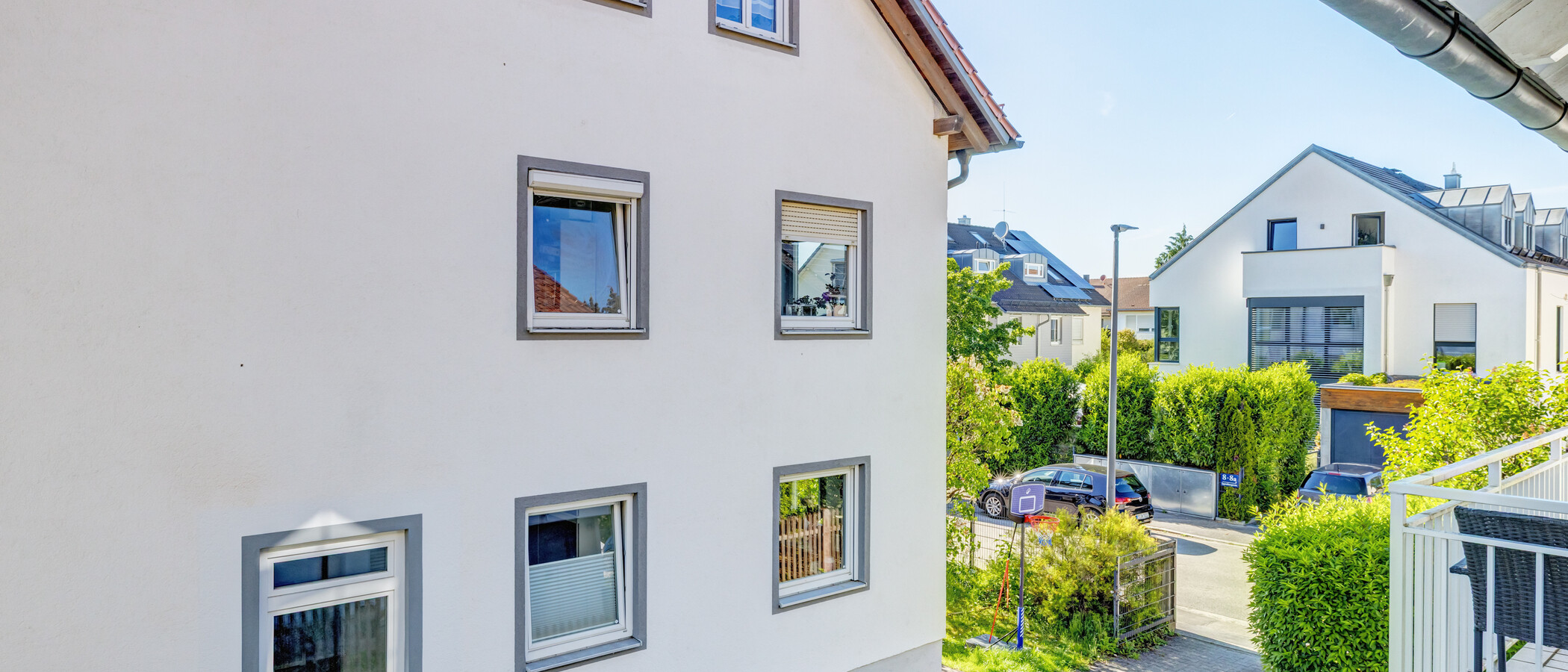 квартира München Untermenzing 03 вид из окна 14866