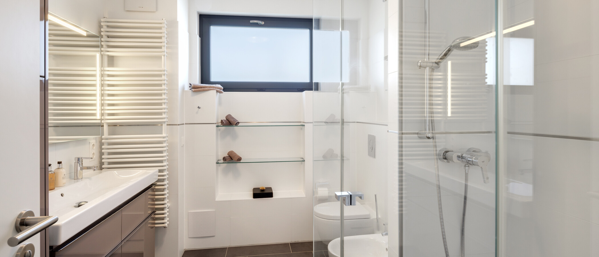 мансардная квартира München Altbogenhausen 01 ванная комната 14872