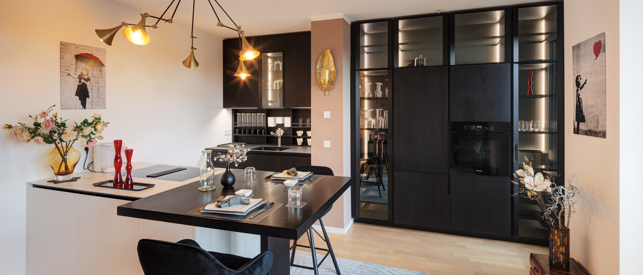 мансардная квартира München Sendling 01 кухня 14873