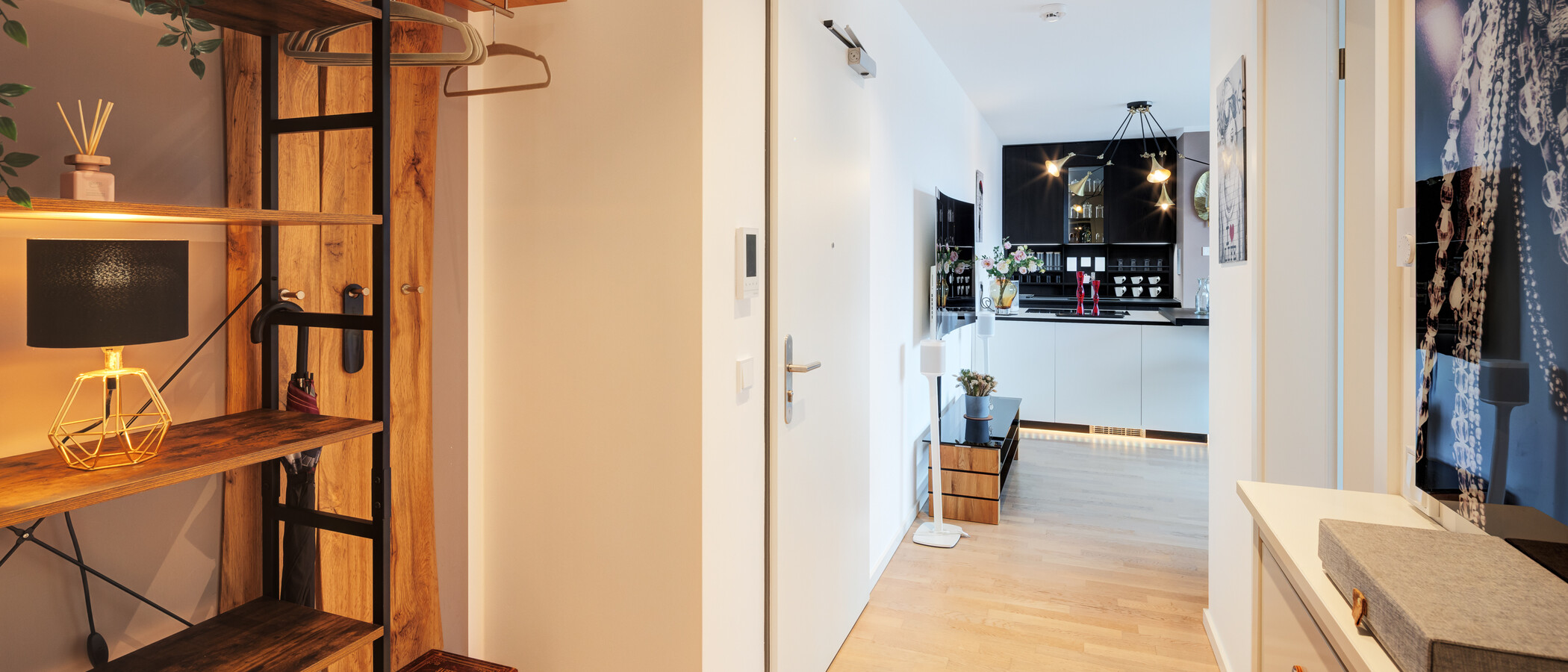 мансардная квартира München Sendling 02 коридор 14873
