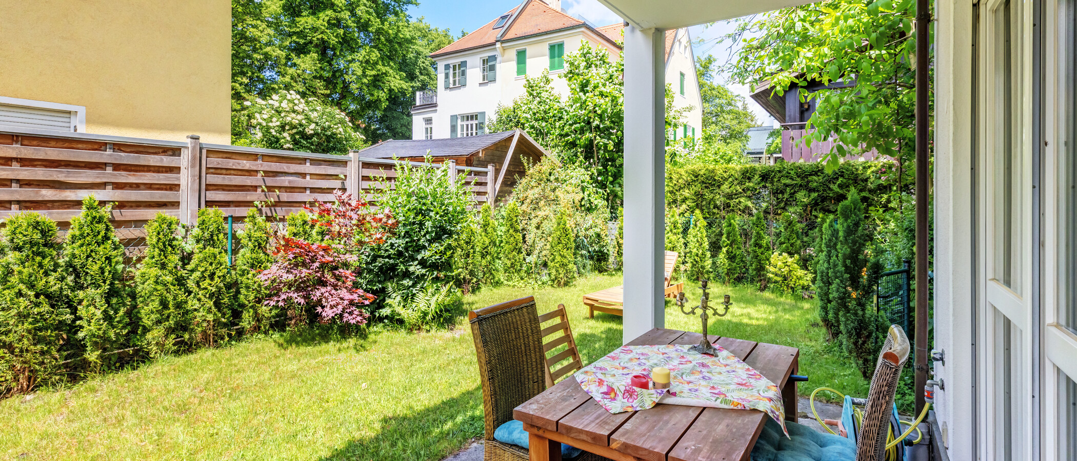 квартира с садом München Pasing 01 1. Terrasse 14874